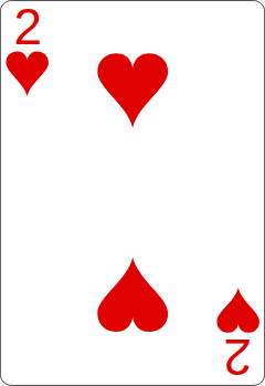 Two of hearts